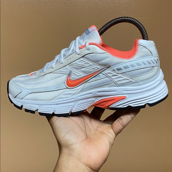 2011 Nike Initiator Women’s Running Sneakers “White Orange” Size 8  394053-180 - Picture 8 of 16